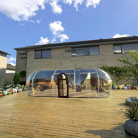 Tente à bulles géodésique en Polycarbonate de luxe Full House nouvelle tente dôme à bulles transparente pour pique-nique en plein air pour les salons professionnels