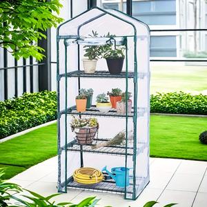 Conservatoire <span class=keywords><strong>de</strong></span> plantes à fermeture éclair en plastique transparent à 4 niveaux - Product Image 5