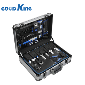 Good <span class=keywords><strong>King</strong></span> 161 pièces jeu de clés à douille de haute qualité Kit d'outils de réparation <span class=keywords><strong>AUTO</strong></span> dans un boîtier en aluminium 11612 - Product Image 4