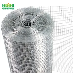 最优惠的价格镀锌电焊网辊10毫米方孔工厂供应易于组装的围栏应用不锈钢