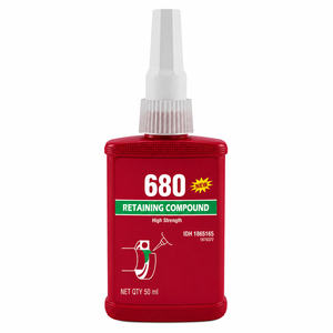 Adhesivo Acrílico Líquido de Alta Resistencia 680, 50 ml, para Cojinetes de Eje, Bujes y Piezas Metálicas - Product Image 3