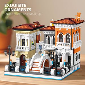 JIESTAR 57025 2926 Piezas, Juego <span class=keywords><strong>de</strong></span> Bloques <span class=keywords><strong>de</strong></span> Construcción <span class=keywords><strong>de</strong></span> Venecia, Italia, Modelo MOC, Juguete Técnico <span class=keywords><strong>de</strong></span> Plástico, Regalo Moderno para Festividades - Product Image 2