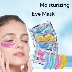 Maschera Occhi Idratante Glitterata Bestseller, Prezzo di Fabbrica, Cura degli Occhi Vegana, Maschera Notturna al Collagene Idratante - Product Image 3