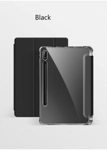 Funda para tableta Samsung S9 Plus de 12,4 pulgadas, funda de cuero para tableta S8/S7/S7 FE de 12,4 pulgadas, funda protectora plegable triple a prueba de golpes - Product Image 6