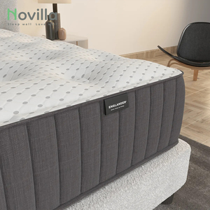 Queen-Size Latex-Memory-<span class=keywords><strong>Foam</strong></span>-Matratze, King-Size-Matratze mit Hochdichtem Schaumstoff, Komprimierte Taschenfederkernmatratze - Product Image 1