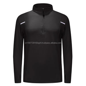 Ropa Deportiva para Correr, Entrenamiento, Fitness, Atletismo, Secado Rápido, Manga Larga, Media Cremallera, Jersey de Fútbol Estampado, Anti-UV, Transpirable - Product Image 6