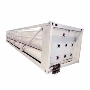 Conteneur Skid ISO Standard pour Stockage en Cascade de Gaz Naturel Compressé (GNC), Azote et Hydrogène, 200 Bar 250 Bar, Type Horizontal 20ft 40ft - Product Image 6