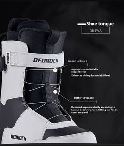 Vente en gros Bottes de <span class=keywords><strong>snowboard</strong></span> Boucle latérale à laçage rapide Sangle en fil d'acier Unisexe Chaud Antidérapant - Product Image 5