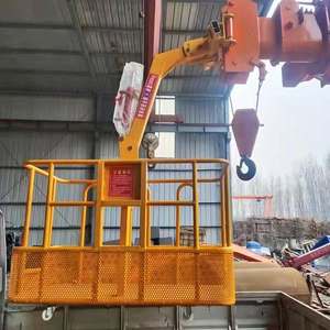 Marco de grúa de pie para personas Material de acero inoxidable Ingeniería Construcción Cestas de grúa Piezas de maquinaria de construcción - Product Image 1