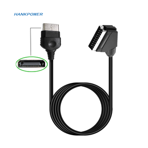 Xbox nesil klasik <span class=keywords><strong>Scart</strong></span> AV kablosu için 6ft 6ft kablo kordonu değiştirme - Product Image 5