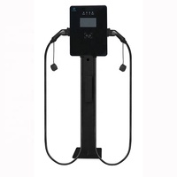 Duvara Monte Edilen Yeni 11kW-22kW EV Şarj Cihazı 380V 3 Faz IP65 Su Geçirmez Avrupa Standardı OCPP APP WIFI özellikli
