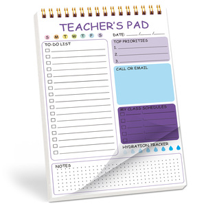 Bloc-notes pour enseignant Gangtong, mémo pour enseignant, planification personnelle, organisation du travail, planificateur anglais - Product Image 5