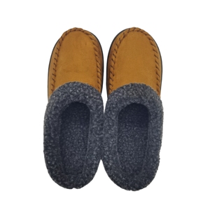 Pantoufles en <span class=keywords><strong>cuir</strong></span> pour hommes, fabrication OEM ODM, pantoufles en fourrure de haute qualité pour adultes, pantoufles mocassins pour hommes - Product Image 3