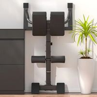 Chaise romaine multifonctionnelle pliable et réglable en acier allié pour les extensions dorsales et les exercices abdominaux à domicile