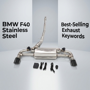 Scarico Catback ING in Acciaio Inox per BMW F40 M135i B48 Sistema di Tubi con Silenziatore e Valvola Ricambi Auto ad Alte Prestazioni di Alta Qualità - Product Image 1