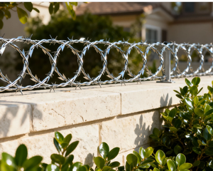Bobina de alambre de púas de acero de alta calidad galvanizada trenzada doble con valla de <span class=keywords><strong>barrera</strong></span> de tipo de seguridad cruzada - Product Image 5