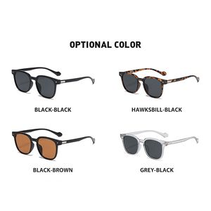 Gafas de Sol Retro de Moda con Lentes AC para Hombre, Gafas con Bloqueo de Luz Azul, Personalizadas OEM, Unisex, al por Mayor, de Alta Gama y Lujo - Product Image 3