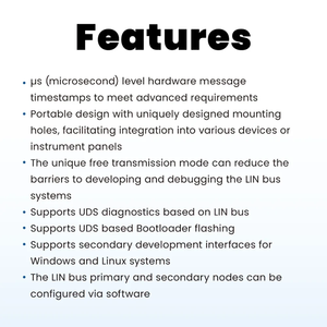 Aglomerado Tosun Tl1011 Compatible con modo Fastlin Lin a interfaz Usb, Soporta hasta 200 Kbps Soporta carga de archivos de base de datos Ldf - Product Image 3
