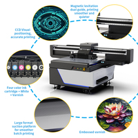 Sonpuu UV Printer 4 Nozzle Ricoh G6 mesin bisnis kecil Format besar Panel datar emas penutup ponsel 3D cetakan tekan