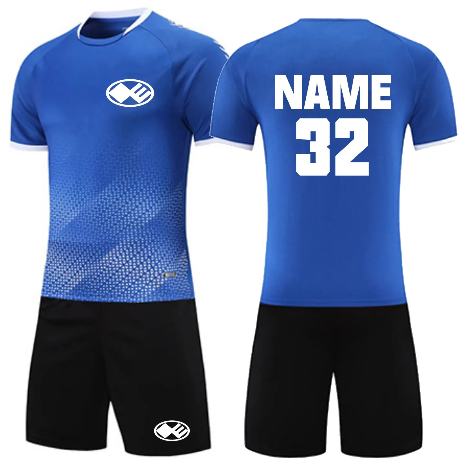 Logo personalizzato 2025 2024 uniforme da calcio in poliestere uniforme di alta qualità maglia da calcio ad asciugatura rapida comodo abbigliamento sportivo completo tuta