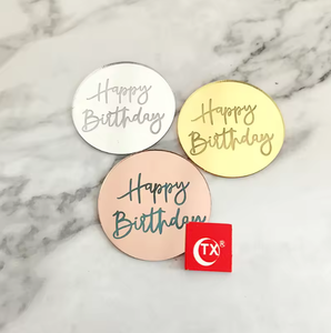 Vendita Diretta di Fabbrica di Decorazioni per Torte di <span class=keywords><strong>Compleanno</strong></span> - Pezzi Decorativi a Forma di Cuore Esagonale e Specchio per Cupcake - Product Image 6