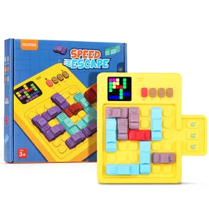 Super-Schieber-Puzzle Gehirnspiel Denktraining elektronischer Rush Hour Verkehrsstau 1500+ Level Puzzle intelligente Spielzeuge für Kinder Erwachsene