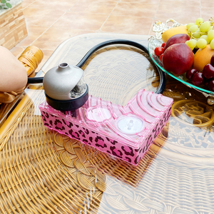 3 màu sắc L Mini hookah Set tùy chỉnh bán buôn xách tay hookah cup du lịch hookah LED Shisha với túi du lịch - Product Image 2