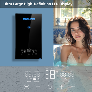 Chauffe-eau électrique instantané à haute efficacité 220V 8000W à température réglable pour appartements modernes - Product Image 2