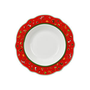 Nuovo stile Vintage 20 pz Santa dely Bone China piatto Set a forma di onda a forma di onda per la festa di casa uso ristorante di nozze - Product Image 4