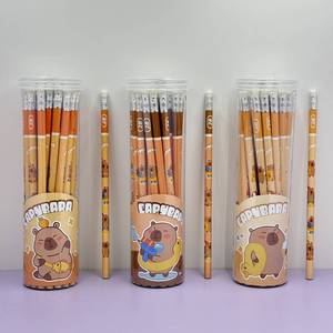 Linda Capybara mignon <span class=keywords><strong>Kawaii</strong></span> <span class=keywords><strong>dessin</strong></span> animé crayon croquis articles <span class=keywords><strong>dessin</strong></span> papeterie étudiant école fournitures de bureau - Product Image 3