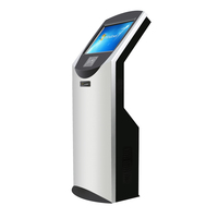 Support de plancher de distributeur de carte de kiosque d'information de paiement avec imprimante kiosque de paiement de carte de machine de système de gestion de file d'attente de kiosque de paiement d'individu