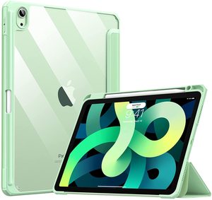 Étui pour <span class=keywords><strong>iPad</strong></span> JUNCHI 2026 léger pour <span class=keywords><strong>iPad</strong></span> 10,2 pouces 7/8/<span class=keywords><strong>9</strong></span>, antichoc, anti-poussière, 4 pieds antidérapants, porte-stylet intégré - Product Image 3