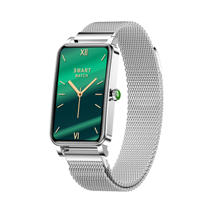 Reloj Inteligente ZX19 para Mujer, Acero, Pantalla IPS, Frecuencia Cardíaca, Presión Arterial, Oxígeno, Ciclo Menstrual, Monitor de Actividad Física, Pantalla de 1.45 Pulgadas, Batería de 4 Días - Product Image 1