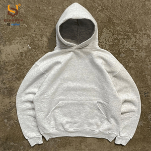 Sudadera con Capucha Personalizada, Lisa, 100% Algodón, Tejido de Doble Capa, 500 g/m², Felpa Gruesa, Corte Holgado - Product Image 3