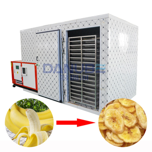 Ligne de production entièrement automatique de séchage et de broyage de chips de banane, déshydrateur de bananes, équipement de séchage de fruits - Product Image 1
