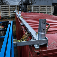 Abri en dôme PVC 33x40 pieds, résistant au vent et à la neige, tente conteneur portable à structure en acier pour chantier de construction et entrepôt