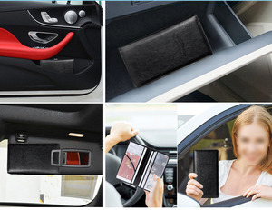 PU giấy phép lái xe bao da đăng ký xe và bảo hiểm chủ thẻ chủ Ví mỏng dài hộ chiếu - Product Image 5