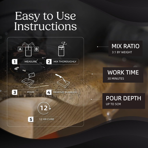 Professional clear Liquid Epoxy <strong>Resin</strong> 3:1 Crystal Clear Deep Pour <strong>Poxy</strong> <strong>Resin</strong> and Hardener for Make Art Craft - Product Image 2