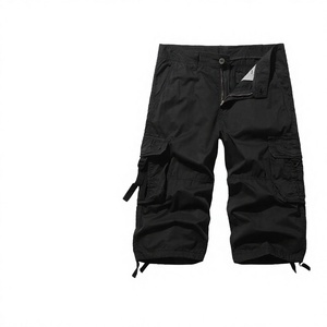 Pantalones Cortos Cargo Clásicos FlyFit Essentials para Hombre, 10 Pulgadas, Algodón Suave, Secado Rápido, Ecológicos, Cierre con Cordón (Todas las Tallas) - Product Image 2