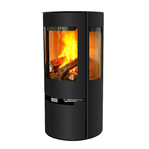 <span class=keywords><strong>Estufa</strong></span> de <span class=keywords><strong>Leña</strong></span> Clásica de Diseño Europeo con Vista Trilateral y Vidrio Resistente a Altas Temperaturas, Tipo Redondo Clásico - Product Image 6