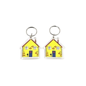 <b>Custom</b> High Quality Shaped Acrylic <b>Keychains</b> - Product Image 1