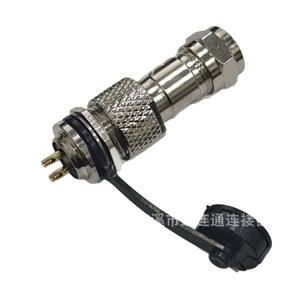Conector de Aviación Impermeable G16G de 16mm de Cobre para Penetración en Paredes, Estándar IP66 con Conexión a Tierra - Product Image 1