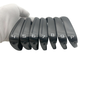 <strong>Set</strong> of <strong>Golf</strong> Iron Right Handed <strong>Golf</strong> <strong>Clubs</strong> Stainless Steel Black Irons for Right Hand Users #4-P Forged Iron Heads - Product Image 2