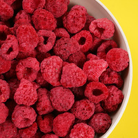 Gefreeze-droogde frambozen groothandel nieuwe innovaties Gefreeze-droogd fruit frambozen in de aanbieding best verkochte nieuwe voorraad aangekomen