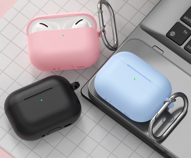 Low Price Wireless Charging Silicone 2.3mm Shockproof Earphone Case Protective Case for AirPods Pro 3