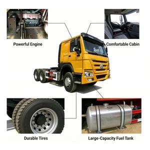 Camión Tractor Sinotruk Howo 6X4 Reacondicionado, Euro 3, 375HP, Motor WEICHAI, Volante a la Izquierda, en Venta - Product Image 6