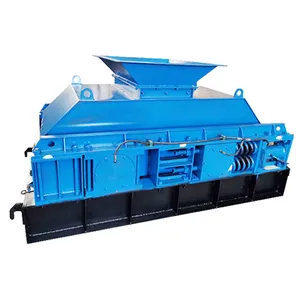 China factory price lab toothed double roller crusher grinding mini mobile stone crushing machine