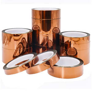 เทป PI สีน้ำตาลทนความร้อนสูง 30~50 มม. ฉนวนโพลีอิไมด์ ทนทาน ผลิตภัณฑ์จากผู้ผลิต ใช้วัสดุ PE - Product Image 1