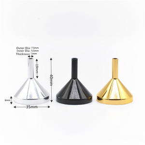 IBLEONG ช่องทางโลหะอะลูมิเนียมอัลลอยขนาดเล็ก,ช่องทางโลหะอลูมิเนียมสีเงินสีทองขนาดเล็กขายส่ง - Product Image 2