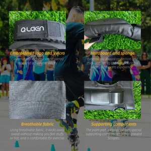 अनुकूलित डिजाइन मुक्त डिजाइन रंग लोगो वयस्क युवा रोलर स्केटिंग स्केटबोर्डिंग सुरक्षा छह-टुकड़ा सेट - Product Image 5